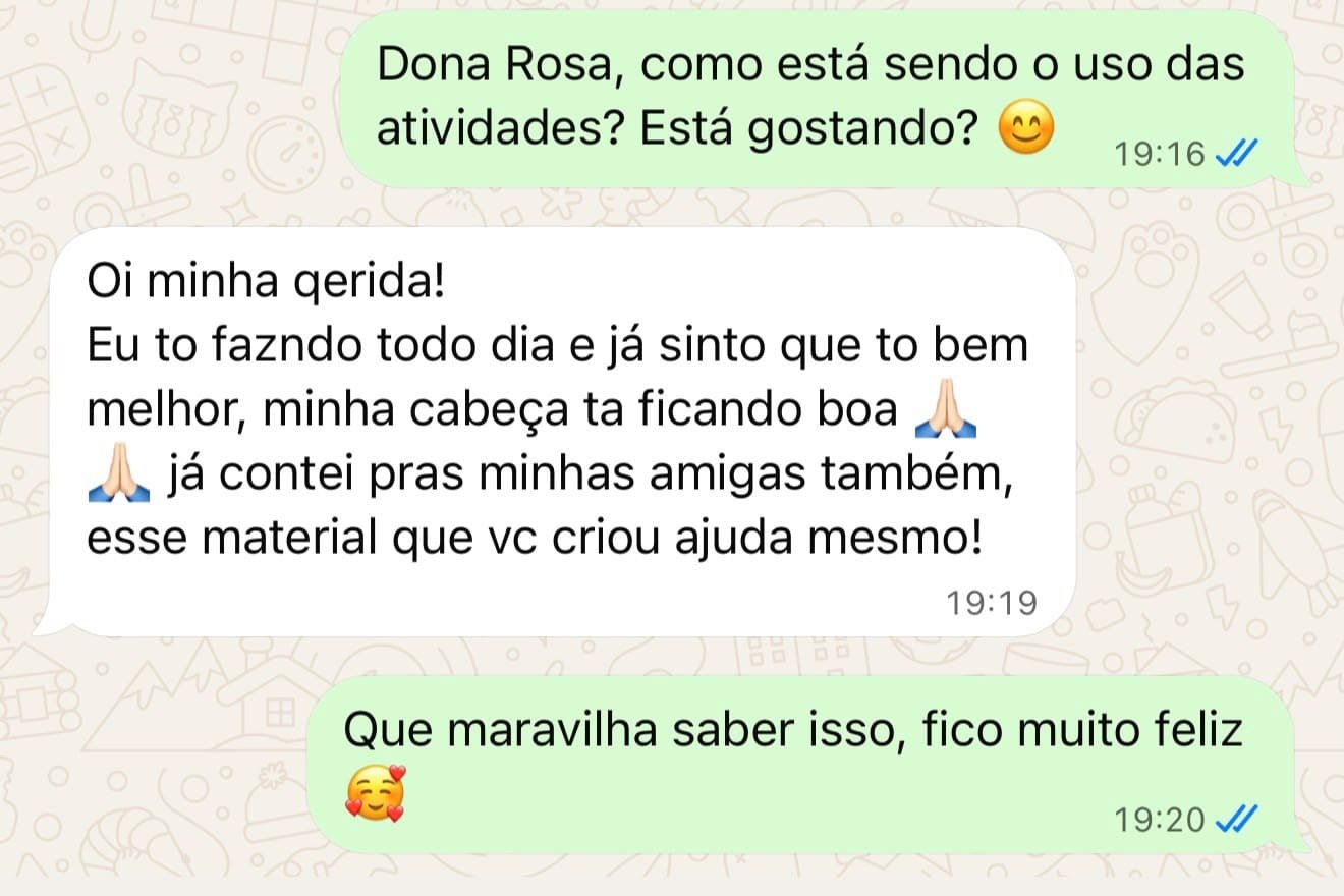 Depoimento de cliente no WhatsApp 3
